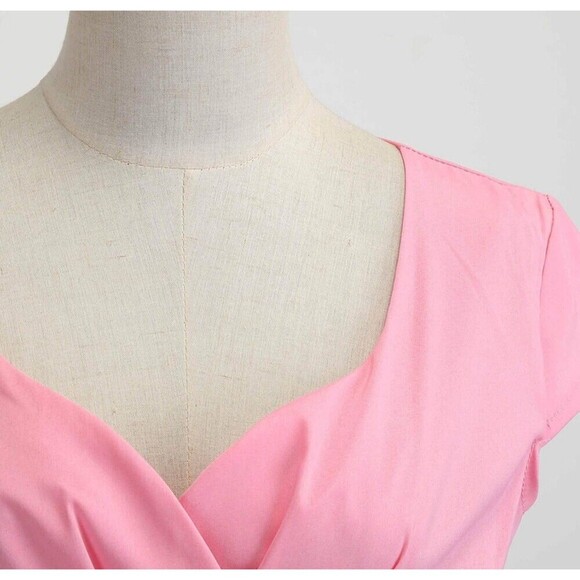 Pink 1950s Retro Style Dress Size XS Evening Party A Line Cocktail Swing Dress - Picture 5 of 10